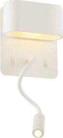 Απλίκα Τοίχου LED Aca Priamus V86LEDW45WH White