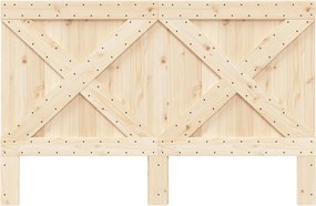 vidaXL Κεφαλάρι 160 x 104 εκ. από Μασίφ Ξύλο Πεύκου