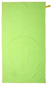 Πετσέτα Θαλάσσης Microfiber Light Green Viopros Beach 90x160cm Microfiber