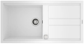TEKA NOVA 60 L TG 1B 1D Ένθετος Γρανιτένιος νεροχύτης Artic White Μ100xΠ51εκ