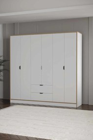 Wardrobe Arden 6 White