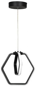 Φωτιστικό Οροφής Holt 189415 Led 3000-6500K 22x16x603cm Black Megapap Metal