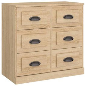 vidaXL Μπουφές Sonoma Δρυς 70x35,5x67,5 εκ. από Επεξεργασμένο Ξύλο