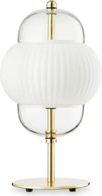 Επιτραπέζιο Φωτιστικό Shahin Table Ø23cm Χρυσό και Οπάλ