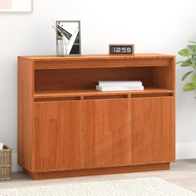 vidaXL Πλαϊνό γραφείο Καφέ 104,5 x 34 x 80 εκ