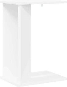 vidaXL End Table Λευκό 35 x 25 x 50 εκ Επεξεργασμένο ξύλο
