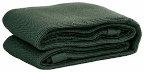 vidaXL Χαλί Σκηνής Σκούρο Πράσινο 200 x 200 εκ.