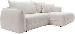 Γωνιακός καναπές Moho-Δεξιά-Λευκό
