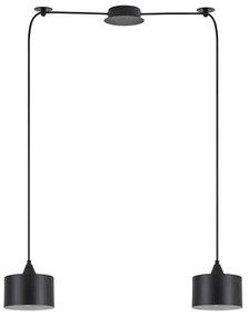 Φωτιστικό Οροφής Κρεμαστό Adept 77-9036 50x14x300 E27 60W Black Homelighting Μέταλλο