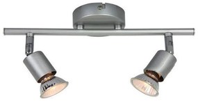 Φωτιστικό Οροφής - Σποτ MC634SL2 2ΧGU10 Trinity Silver Aca Decor Metal