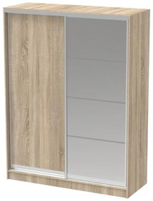 Ντουλάπα Δίφυλλη Korredor I 361-000050 160x60x220cm Sonoma Δίφυλλη