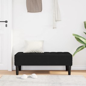 vidaXL Παγκάκι Μαύρο 113x57x39 εκ Υφάσματος