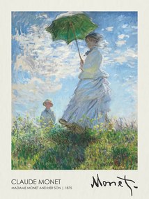 Αναπαραγωγή Madame Monet and Her Son (1875), Claude Monet