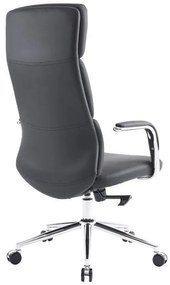 Καρέκλα γραφείου διευθυντή Bendona pu σε μαύρη απόχρωση 71x78x119-127εκ 71x78x119 εκ.