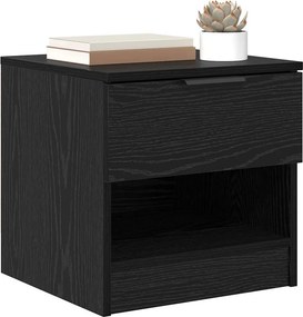 vidaXL Ντουλάπι κρεβατιού 2 τμχ. Μαύρη Οξυά 40 x 39 x 40 εκ.
