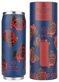 ΘΕΡΜΟΣ TRAVEL CUP SAVE THE AEGEAN 500ml ELECTRIC ROSES ESTIA 01-22709