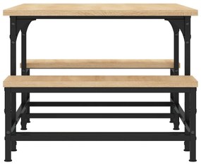 vidaXL Τραπεζάκι Σαλονιού Sonoma Δρυς Επεξεργασμένο Ξύλο