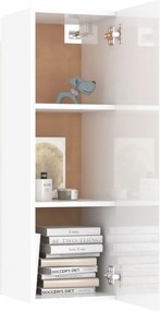 vidaXL Έπιπλα Τηλεόρασης Σετ 10 Τεμαχίων Λευκό από Επεξ. Ξύλο