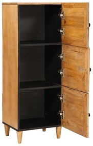 vidaXL Highboard Ανοιχτό καφέ 40 x 33 x 110 εκ Μασίφ ξύλο μάνγκο
