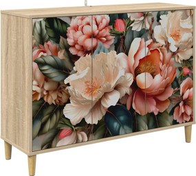 vidaXL Πλαϊνό γραφείο BORNE Sonoma 102 x 33 x 75 εκ.