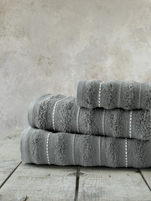 Σετ Πετσέτες 3τμχ - Aura Dark Gray 5206482182233