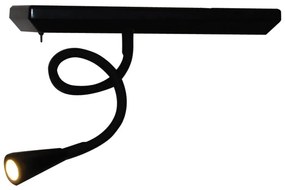 Φωτιστικό Τοίχου HL-3596 S1 77-4176 Rowan Black Homelighting Metal,Wood