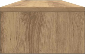 vidaXL Βάση Οθόνης με Συρτάρια Αρτισιανή Δρυς 100x27x15εκ Επεξεργ Ξύλο