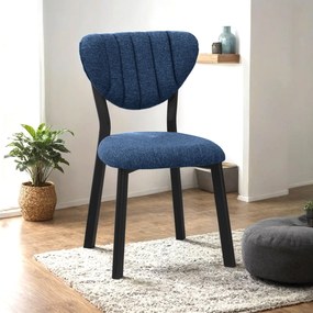 Καρέκλα Μπλε Σκούρο Μπλε DAPAGE 47x45x85