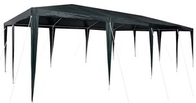 vidaXL Σκηνή Πάρτυ Πράσινο, Άσπρο 800 x 400 x 266 εκ