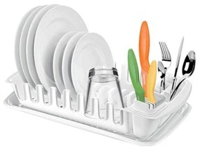 Πιατοθήκη Με Δίσκο 900644 50x30x12cm White Tescoma Plastic