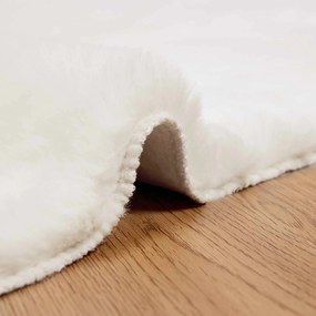 vidaXL Χαλιά Ψεύτικου Κουνελιού Olite Κρεμ 60 x 110 cm Πολυεστέρας