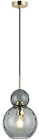 Φωτιστικό Οροφής Firenze 4294400 Φ18x29,5cm 1xE27 40W Smoke-Gold Viokef