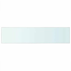 vidaXL Ράφια Πάνελ 2 τεμ. Διάφανα 110 x 25 εκ. Γυάλινα