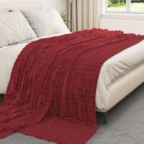 vidaXL Κουβέρτα Βεραμάν Κόκκινο 270 x 240 cm Μαλλί