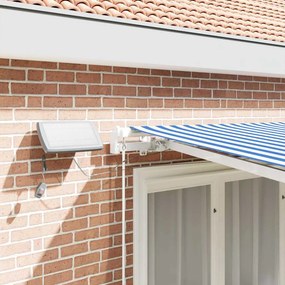 vidaXL Σκηνίτσα Αναδιπλούμενη Μπλε και άσπρο 350 x 250 εκ