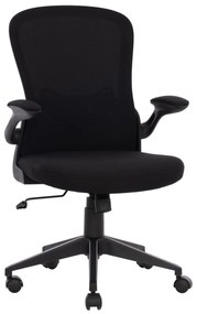 Office Chair  black mesh fabric, black frame, 60x56x105