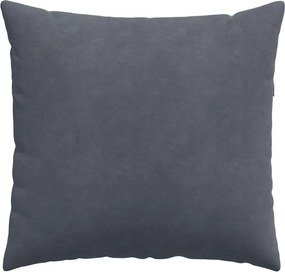 vidaXL Μαξιλάρι Καναπέ 2 pcs Σκούρο Γκρι 50 x 50 cm