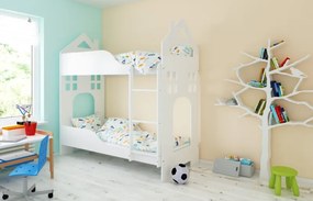 Παιδική Κουκέτα House  White  80x180cm  BC50025B BabyCute (Δώρο τα Στρώματα)