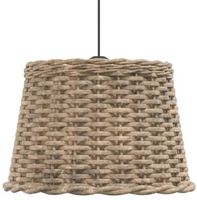 vidaXL Καπέλο Φωτιστικού Οροφής Καφέ Ø40x26 εκ. από Wicker