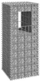 vidaXL Συρματοκιβώτιο Στύλος 40 x 40 x 100 εκ. Σιδερένιο