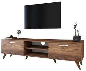 Έπιπλο τηλεόρασης Sabian καρυδί 180x35x48,5εκ 180x35x48.5 εκ.