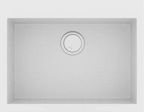 Sanitec Ultra Granite 809 (60x50) - Γρανιτένιος νεροχύτης - Bianco Stone