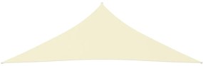 vidaXL Πανί Σκίασης Τρίγωνο Κρεμ 3 x 3 x 4,24 μ. από Ύφασμα Oxford