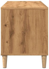 vidaXL Έπιπλο Δίσκων τεχνίτης Δρυς 100x38x48 εκ από Επεξεργασμένο Ξύλο