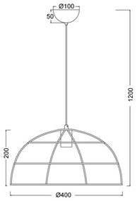 Φωτιστικό οροφής Olter-Διάμετρος 40 εκ