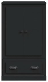 Ντουλάπι Μαύρο 60 x 35,5 x 103,5 εκ. από Επεξεργασμένο Ξύλο - Μαύρο