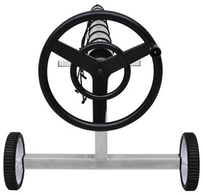 vidaXL Roller Καλύμματος Πισίνας με Βάση από Ανοξείδωτο Χάλυβα