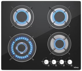 IsEasy Four-head glass gas stove-white style MGBG-604B