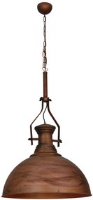 Φωτιστικό Οροφής  HL-210S-1P50 KHALEESI OLD COPPER PENDANT - Μέταλλο - 77-2931