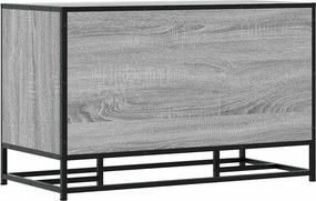Πάγκος παπουτσιών vidaXL Γκρι Sonoma 84x40x53,5 cm